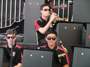 Michael Evans, Mason Tores and Joel Choi